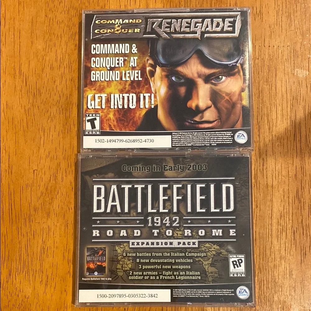 Medal of Honor Allied Assault EA Games 2 Disc PC Game + Spearhead Expansion Pack